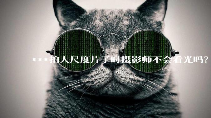 ***拍大尺度片子时摄影师不会看光吗？
